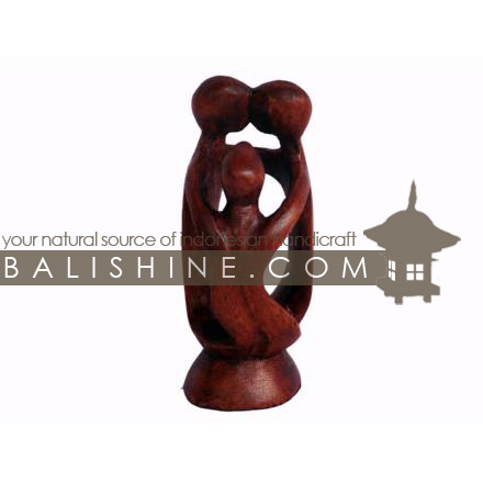 Balishine: Your natural source of indonesian handicraft presents in its Decor Accessories collection the Abstract Statue:12IMS380:This abstract statue is a handicraft of Bali made from suar wood. -