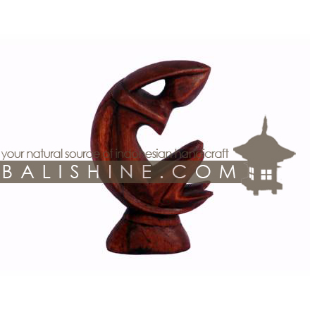 Balishine: Your natural source of indonesian handicraft presents in its Decor Accessories collection the Abstract Statue:12IMS382:This abstract statue is a handicraft of Bali made from suar wood. -