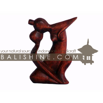 Balishine: Your natural source of indonesian handicraft presents in its Decor Accessories collection the Abstract Statue:12IMS385:This abstract statue is a handicraft of Bali made from suar wood. -