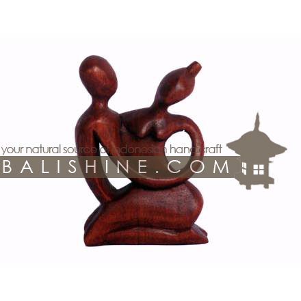 Balishine: Your natural source of indonesian handicraft presents in its Decor Accessories collection the Abstract Statue:12IMS386:This abstract statue is a handicraft of Bali made from suar wood. -