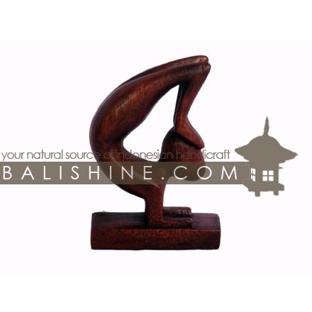 Balishine: Your natural source of indonesian handicraft presents in its Decor Accessories collection the Abstract Statue:12IMS387:This abstract statue is a handicraft of Bali made from suar wood. -