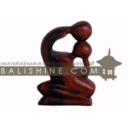 Balishine: Your natural source of indonesian handicraft presents in its Decor Accessories collection the Abstract Statue:12IMS388:This abstract statue is a handicraft of Bali made from suar wood. -