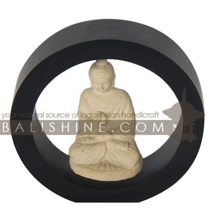 Balishine: Your natural source of indonesian handicraft presents in its Home Decor collection the Budha Statue:12KLJ37303:This budha statue is produced in Bali and made from natural limestone with MDF wood.  