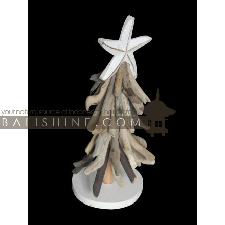 Balishine: Your natural source of indonesian handicraft presents in its Home Decor collection the Christmas Tree:12FOR336763:This decorative Christmas tree is made from recycled drift wood.  