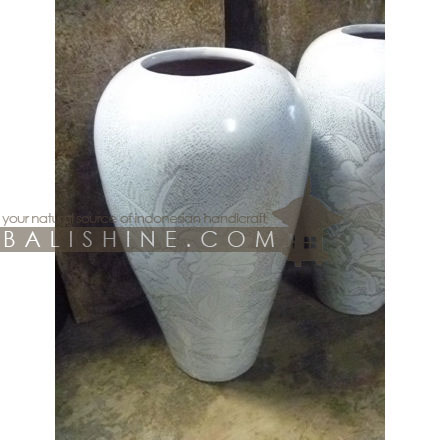 Balishine: Your natural source of indonesian handicraft presents in its Home Decor collection the Decorative Pot:12LJP56788:This decorative pot is produced in Indonesia made from clay.  