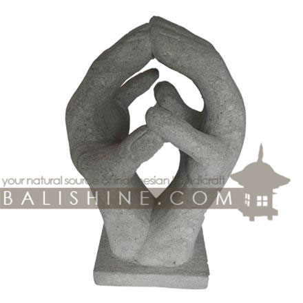 Balishine: Your natural source of indonesian handicraft presents in its Home Decor collection the Hand Statue:12KLJ37280:This statue is produced in Bali and made from natural limestone.  