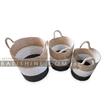 balishine This set of 3 baskets is made in Bali from mendong grass.