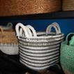 balishine This set of 3 basket is made from natural seagrass weaving.