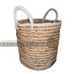 balishine This set of 4 basket is made from natural enceng gondok weaving.