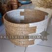 balishine This basket is made with natural mendong grass.