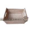 balishine This basket is made from natural rattan mixed with bamboo.
