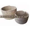balishine This set of 2 rounds baskets is produced in Indonesia made from seagrass.