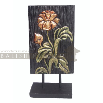 Balishine: Your natural source of indonesian handicraft presents in its Home Decor collection the Sculpture:12NUU335530:This sculpture with stand is produced in Indonesia and made from albasia wood.  