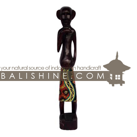 Balishine: Your natural source of indonesian handicraft presents in its Home Decor collection the Tanimar Ethnic Statue :12CIK3391:This statue set  is produced in indonesia made from suar wood.  