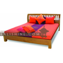 Balishine: Your natural source of indonesian handicraft presents in its Home Decor collection the Bed:114MNF305848:This bed is produced in indonesia, made from teak wood. (Mattress size 160X200CM)  This furniture is made from high quality teak wood grade A premium. Natural, chocolate or dark color.