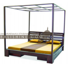 Balishine: Your natural source of indonesian handicraft presents in its Home Decor collection the Bed:114MNF305851:This bed is produced in indonesia, made from teak wood. (Mattress size 160X200CM)  This furniture is made from high quality teak wood grade A premium. Natural, chocolate or dark color.
