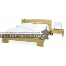Balishine: Your natural source of indonesian handicraft presents in its Home Decor collection the Bed:114MNF305853:This bed is produced in indonesia, made from teak wood. (Mattress size 160X200CM). Sale with bedside.  This furniture is made from high quality teak wood grade A premium. Natural, chocolate or dark color.