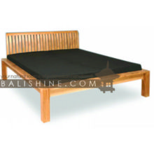 Balishine: Your natural source of indonesian handicraft presents in its Home Decor collection the Bed:114MNF305855:This bed is produced in indonesia, made from teak wood. (Mattress size 160X200CM)  This furniture is made from high quality teak wood grade A premium. Natural, chocolate or dark color.