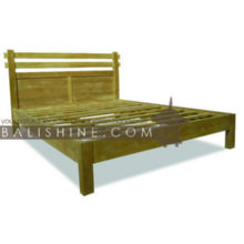 Balishine: Your natural source of indonesian handicraft presents in its Home Decor collection the Bed:114MNF305856:This bed is produced in indonesia, made from teak wood. (Mattress size 160X200CM)  This furniture is made from high quality teak wood grade A premium. Natural, chocolate or dark color.