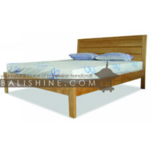 Balishine: Your natural source of indonesian handicraft presents in its Home Decor collection the Bed:114MNF305857:This bed is produced in indonesia, made from teak wood. (Mattress size 160X200CM)  This furniture is made from high quality teak wood grade A premium. Natural, chocolate or dark color.