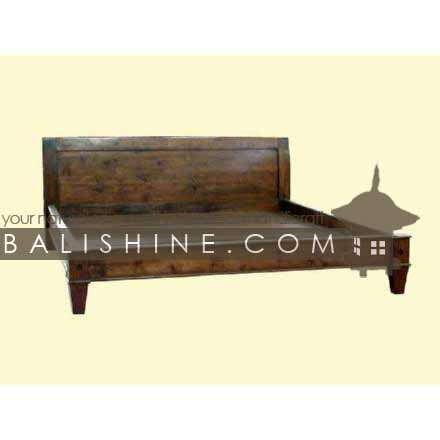 Balishine: Your natural source of indonesian handicraft presents in its Home Decor collection the Bed:114SEF303793:This bed is produced in indonesia, made from teak wood.  Natural, chocolate or dark color