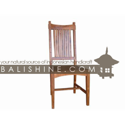 Balishine: Your natural source of indonesian handicraft presents in its Home Decor collection the Dining Chair:114SEF663811:This dining chair is produced in indonesia, made from teak wood.  Natural, chocolate or dark color