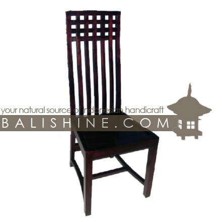 Balishine: Your natural source of indonesian handicraft presents in its Home Decor collection the Dining Chair:114SEF663812:This dining chair is produced in indonesia, made from teak wood.  Natural, chocolate or dark color