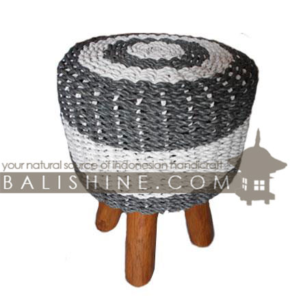 Balishine: Your natural source of indonesian handicraft presents in its Home Decor collection the Seagrass Stool:114MAR667595:This stool is produced in Bali and made from seagrass weaving with teck wood.  