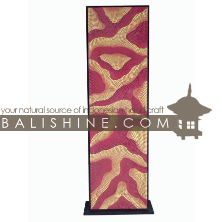 Balishine: Your natural source of indonesian handicraft presents in its Home Decor collection the Painting Lamp:13ENJ154836:This painting lamp is produced in Bali, made from mdf wood and acrylic colors from germany.  For electric fitting please contact us
