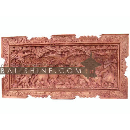 Balishine: Your natural source of indonesian handicraft presents in its Home Decor collection the Frame:17GUR505345:This curving frame is a handicraft of Bali made from suar wood.  Same as picture