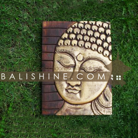 Balishine: Your natural source of indonesian handicraft presents in its Home Decor collection the Frame Buddha:17MUL504954:This frame is a handicraft of Bali made from albesia wood.  Same as picture