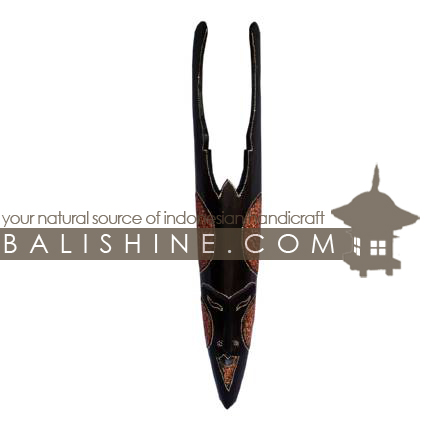 Balishine: Your natural source of indonesian handicraft presents in its Home Decor collection the Mask China:17MUL471559:This mask is a handicraft of Bali made from albesia wood.  