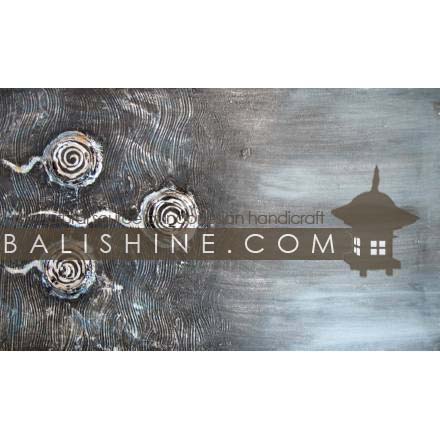 Balishine: Your natural source of indonesian handicraft presents in its Home Decor collection the Painting:17MAG494433:This painting is produced in Bali by artists coming from the Bali art school and from the art village of Ubud. We produced our own canvas to have the highest quality and also import our acrylic colors from germany.  It is made from acrylic-painting on a canvas with aluminium.
