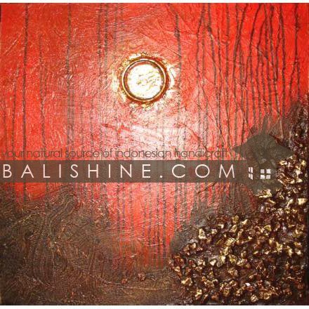 Balishine: Your natural source of indonesian handicraft presents in its Home Decor collection the Painting:17MAG494449:This painting is produced in Bali by artists coming from the Bali art school and from the art village of Ubud. We produced our own canvas to have the highest quality and also import our acrylic colors from germany.  It is made from acrylic-painting on a canvas with steroform and aluminium.