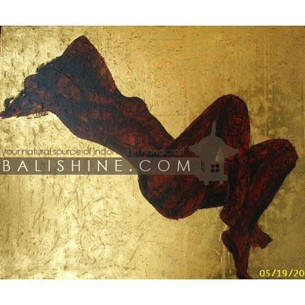 Balishine: Your natural source of indonesian handicraft presents in its Home Decor collection the Painting:17SPS495266:This painting is produced in Bali by artists coming from the Bali art school and from the art village of Ubud. We produced our own canvas to have the highest quality and also import our acrylic colors from germany.  It is made from acrylic-painting on a canvas.