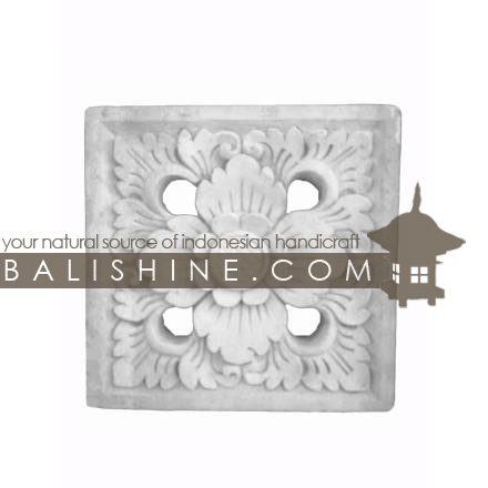 Balishine: Your natural source of indonesian handicraft presents in its Stone frames collection the STONE FRAME:211BIB3652:This stone frame is produced in Indonesia. made from lime stone. white color