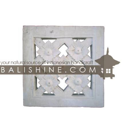 Balishine: Your natural source of indonesian handicraft presents in its Stone frames collection the STONE FRAME:211BIB3661:This stone frame is produced in Indonesia. made from lime stone. white color