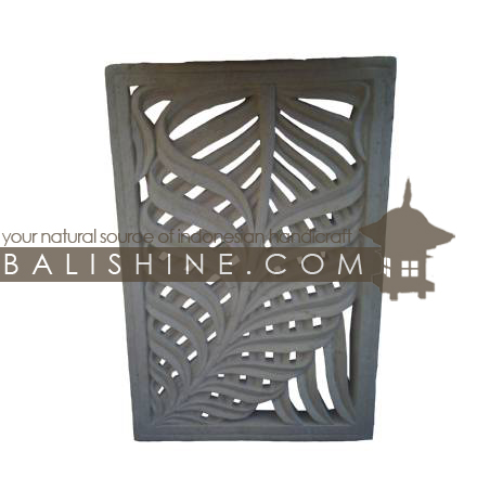 Balishine: Your natural source of indonesian handicraft presents in its Stone frames collection the STONE FRAME:211BIB3664:This stone frame is produced in Indonesia. made from lime stone. white color