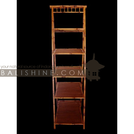 Balishine: Your natural source of indonesian handicraft presents in its Display collection the DISPLAY:319AXE5908:This bamboo display is produced in Indonesia and made from natural bamboo with coconut lidi finishing. Same as picture