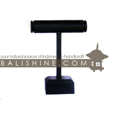 Balishine: Your natural source of indonesian handicraft presents in its Holders collection the Bracelets Holder:39PLA2348:This bracelets holder is produced in Bali made from Jempinis wood. The colors available are Black. Brown. Dark Brown or Red.