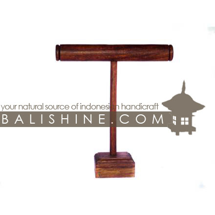 Balishine: Your natural source of indonesian handicraft presents in its Holders collection the Bracelets Holder:39PLA2349:This bracelets holder is produced in Bali made from Jempinis wood. The colors available are Black. Brown. Dark Brown or Red.