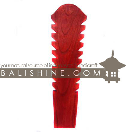 Balishine: Your natural source of indonesian handicraft presents in its Holders collection the Necklaces Holder:39PLA2365:This necklaces holder is produced in Bali made from Jempinis wood. The colors available are Black. Brown. Dark Brown or Red.