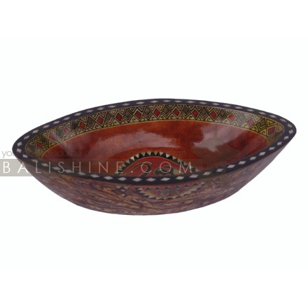 Balishine: Your natural source of indonesian handicraft presents in its Bowls collection the Bowl Lombok:624KET5555:This bowl is a handicraft of Lombok made from mahogany wood. Same as picture