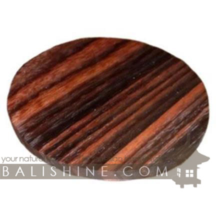 Balishine: Your natural source of indonesian handicraft presents in its Tableware collection the Coaster:631WAS7265:This coaster is produced in Bali made from natural old teak wood with coconut oil finishing.  