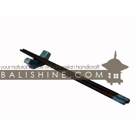 Balishine: Your natural source of indonesian handicraft presents in its Tableware collection the Chop Stick With Holder:632KAL1214:This chop stick set is  produced in Bali this handicraft is made from sonokling and  the matting of natural blue coral.  