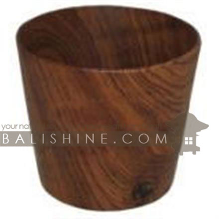 Balishine: Your natural source of indonesian handicraft presents in its Tableware collection the Glass:635WAS7177:This glass is produced in Bali made from natural old teak wood with coconut oil finishing.   