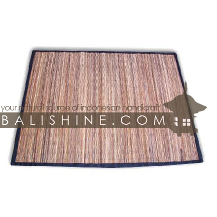 Balishine: Your natural source of indonesian handicraft presents in its Placemats collection the PLACEMATS:628JAS2951:This rectangular placemate is  produced in Bali this handicraft is made from coconut root. Natural and black color