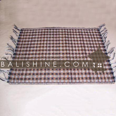 Balishine: Your natural source of indonesian handicraft presents in its Placemats collection the PLACEMATS:628JAS2961:This rectangular placemate is  produced in Bali this handicraft is made from coconut root. Natural color