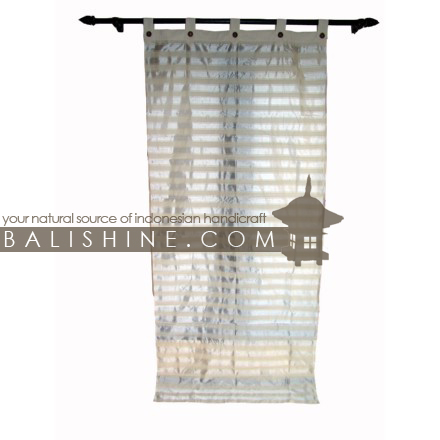 Balishine: Your natural source of indonesian handicraft presents in its Curtains collection the Curtain:540KAN1487:This curtain  is produced in Bali it's an natural silk with batik printing. 100 % silk. Same as picture