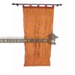 balishine&nbsp;This curtain  is produced in Bali it's an natural silk with batik printing.